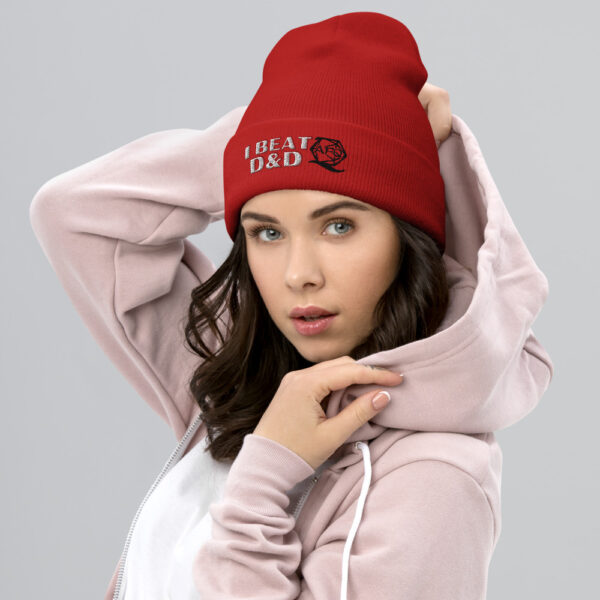 I Beat D&D Beanie - Image 2