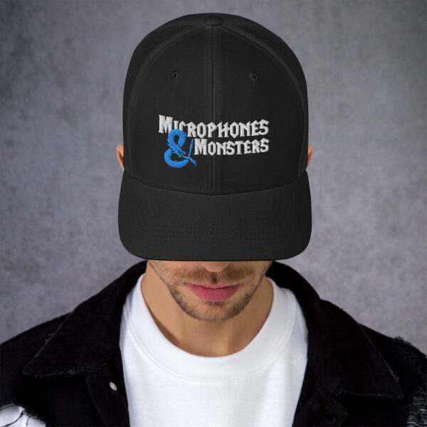 Microphones & Monsters Trucker Cap - Image 4