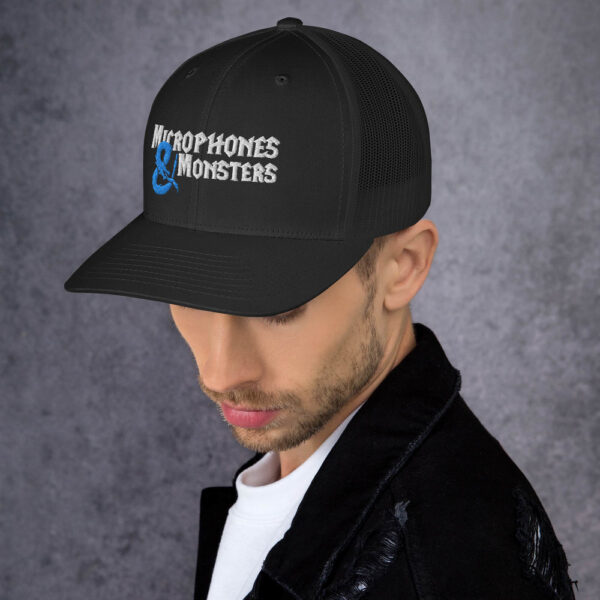 Microphones & Monsters Trucker Cap - Image 5