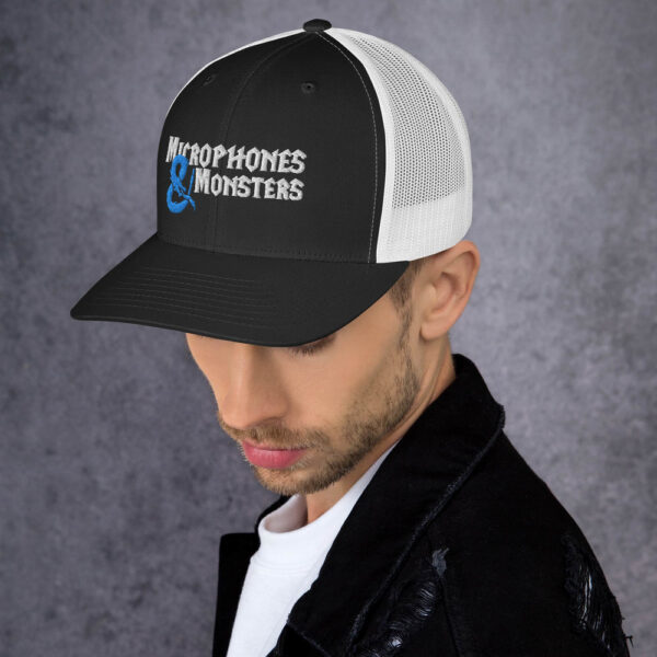 Microphones & Monsters Trucker Cap - Image 8