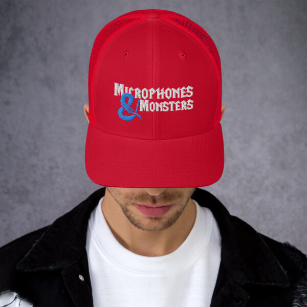 Microphones & Monsters Trucker Cap - Image 9