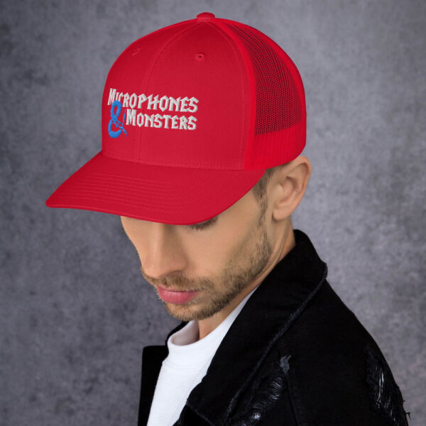 Microphones & Monsters Trucker Cap - Image 10