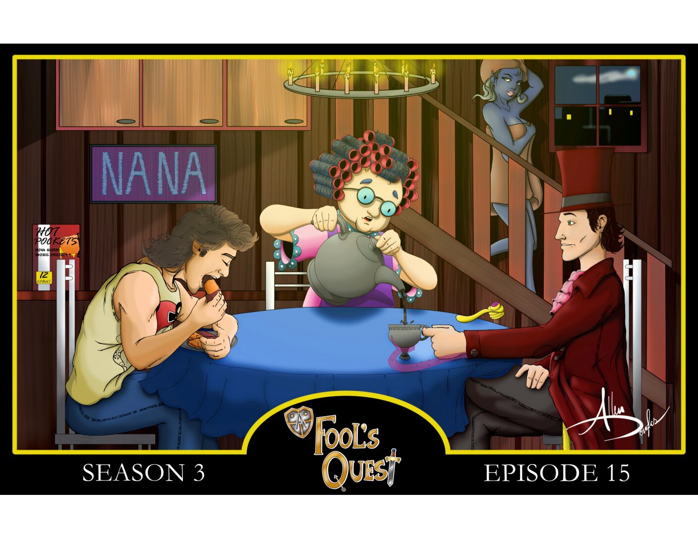 Villains with Nana