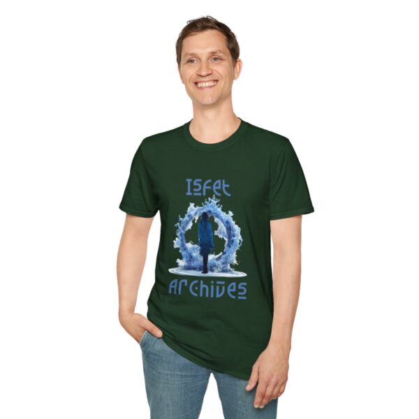 Isfet Archives Unisex Softstyle T-Shirt - Image 55